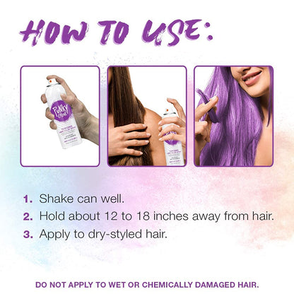 Punky Temporary Hair Color Spray Washes Out Tiger Orange, 3.5 oz, 1 Pack