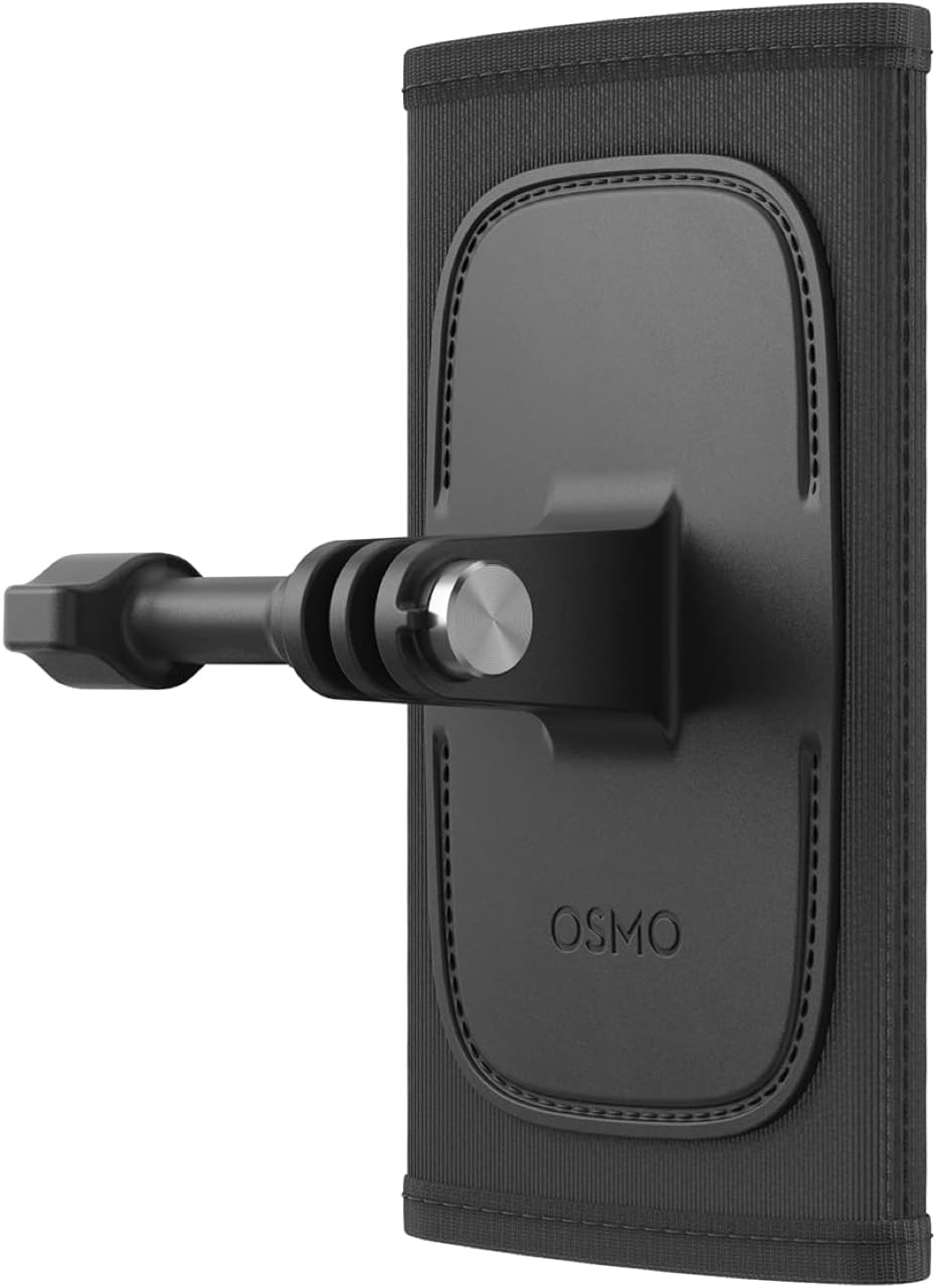 DJI Osmo Backpack Strap Mount, Compatibility: Osmo 360, Osmo Action 6, Osmo Action 5 Pro, Osmo Action 4, Osmo Action 3, DJI Action 2, Osmo Action, Osmo Pocket 3
