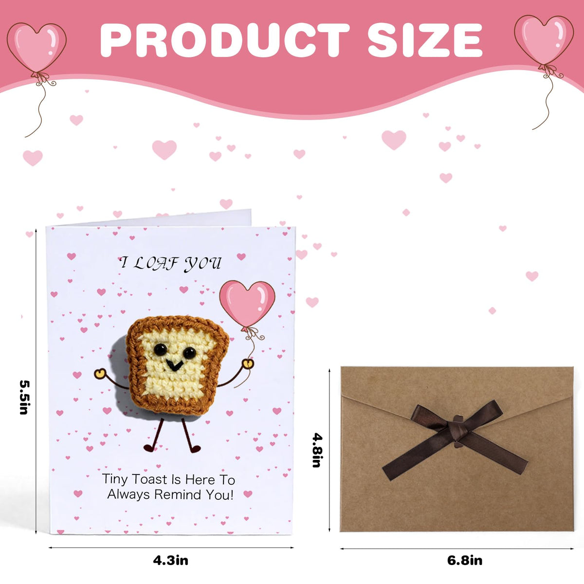 3D Crochet Toast Card for New Chapter - A Little Toast to Your Next Chapter