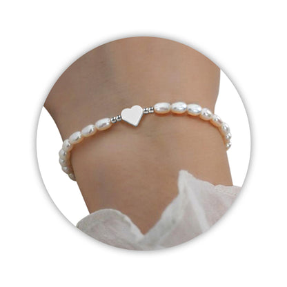 Pearl Bracelets for Women and Girls, Dainty Bracelet Wedding Pearl Jewelry