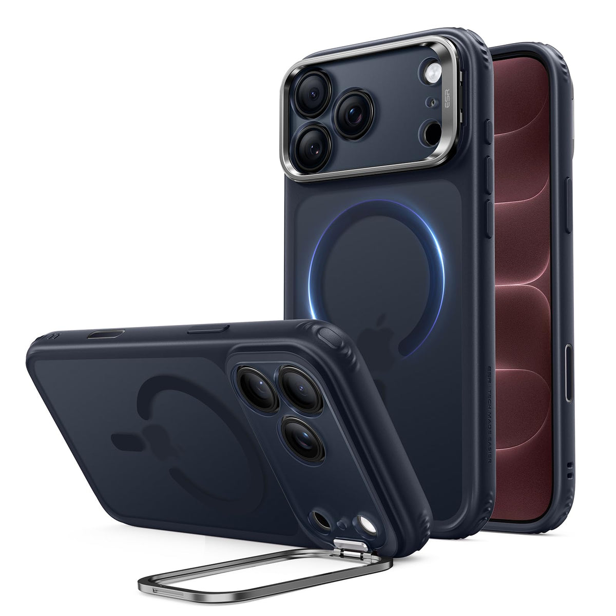 ESR Classic Hybrid for iPhone 18 Pro Max/17 Pro Max Case with Flex Stand