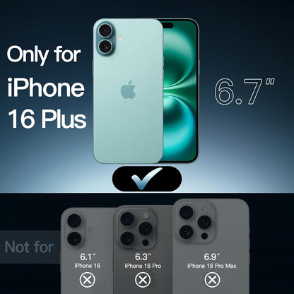 JETech Case for iPhone 16, Anti-Yellowing, Clear