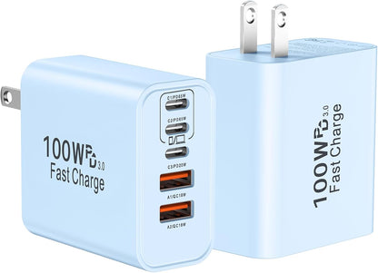 USB C Super Fast Charger Block, 100W USBC Charging Block Wall Plug Adapter
