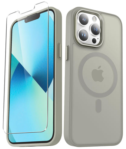 for iPhone 14 Plus Case, Matte Magnetic Phone Case, Lavender Purple