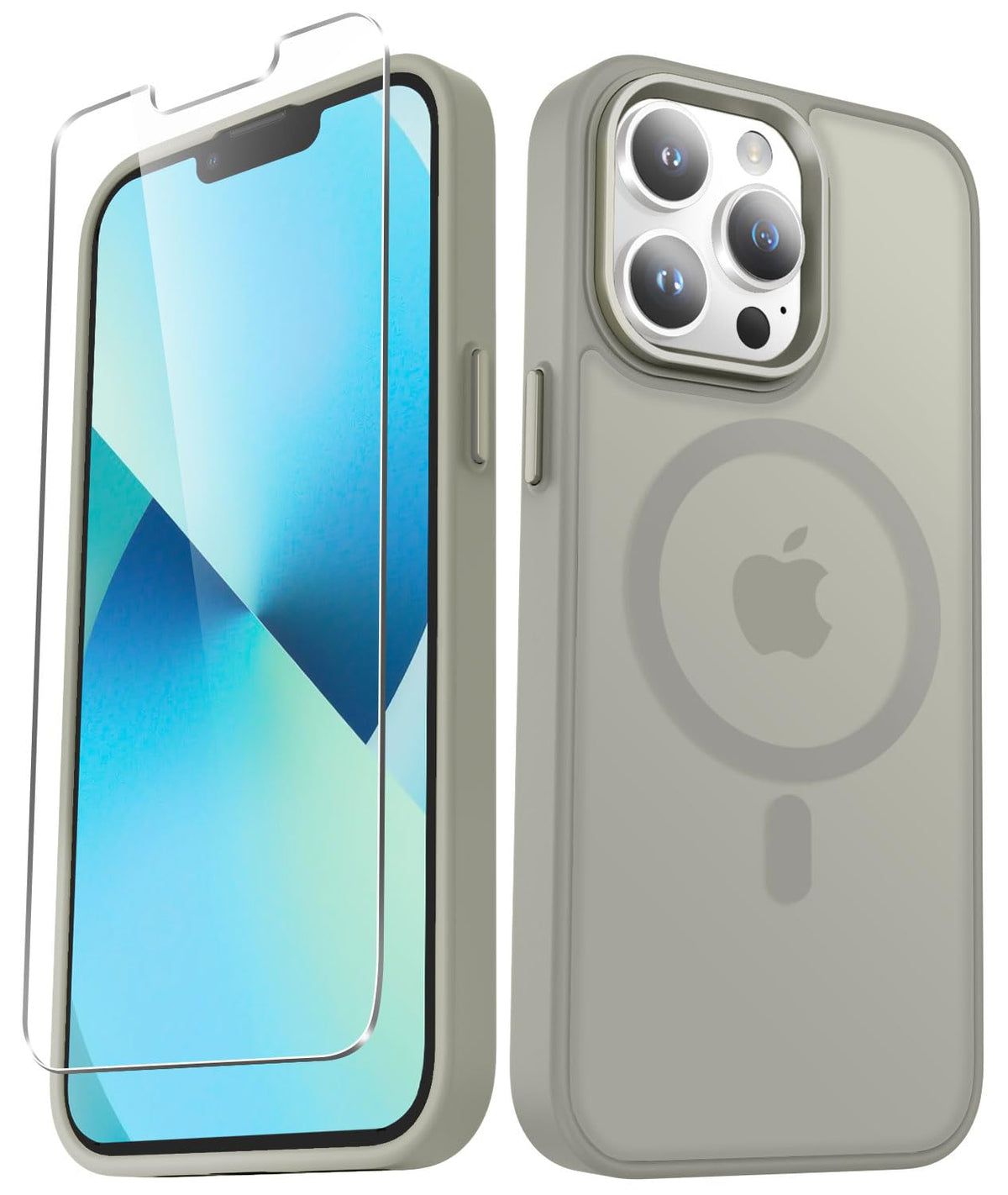 for iPhone 14 Plus Case, Matte Magnetic Phone Case, Lavender Purple