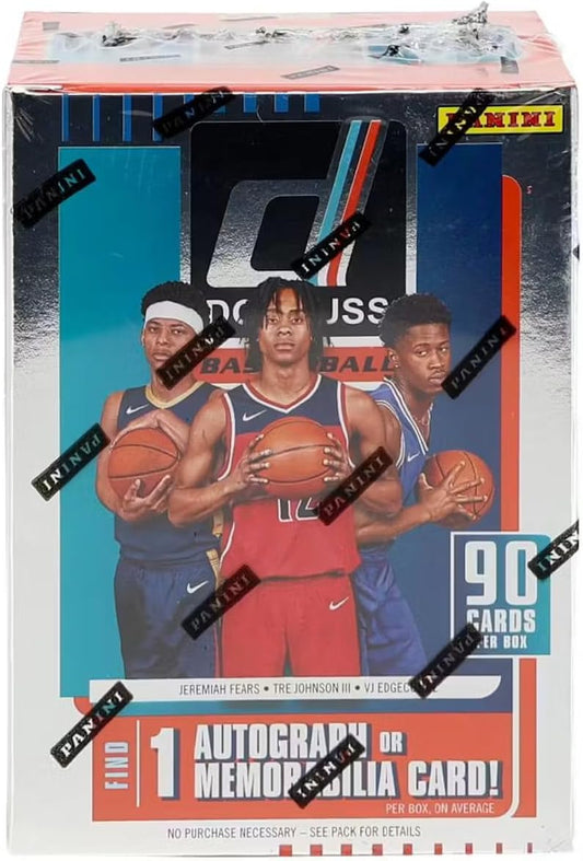 2025-26 Panini Donruss Basketball Blaster Trading Card Box (1 Autograph or Memorabilia Per Blaster Box)