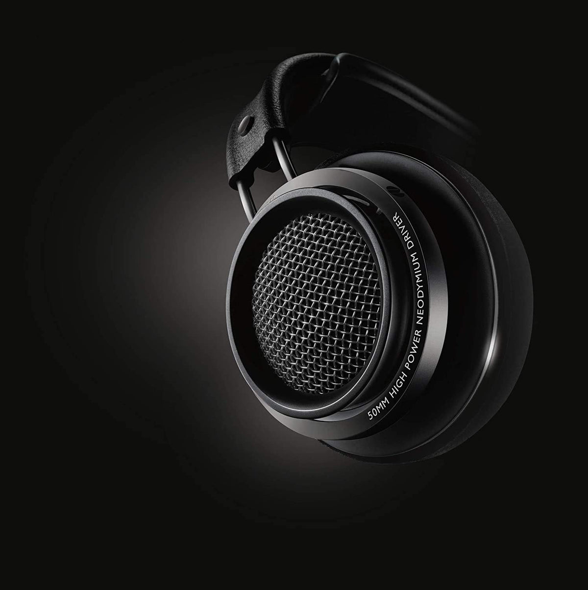 PHILIPS Fidelio X2HR Over The Ear Open Back Wired Headphone 50mm Drivers- Black Professional Studio Monitor Headphones with Detachable Cable