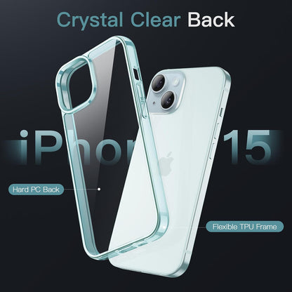 JETech Case for iPhone 15, Anti-Yellowing, Green