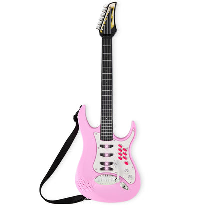 Best Choice Products Kids Guitar Set with Microphone & Amp, Pink