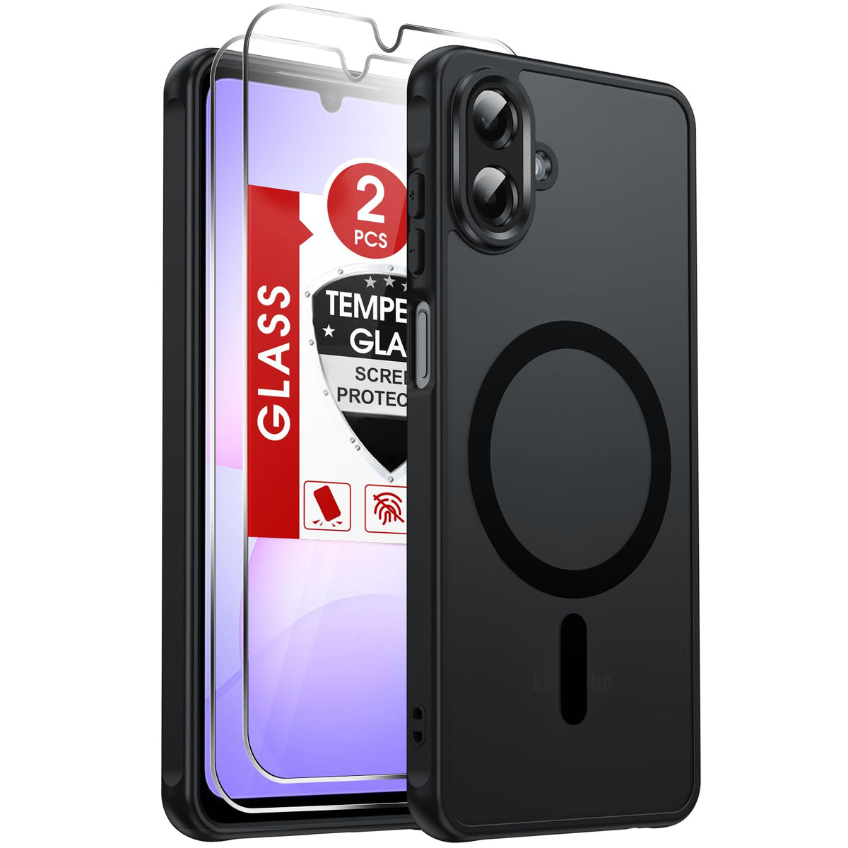 LeYi for Pixel-8A Phone Case: MagSafe Fit & Screen Protector Crystal Clear