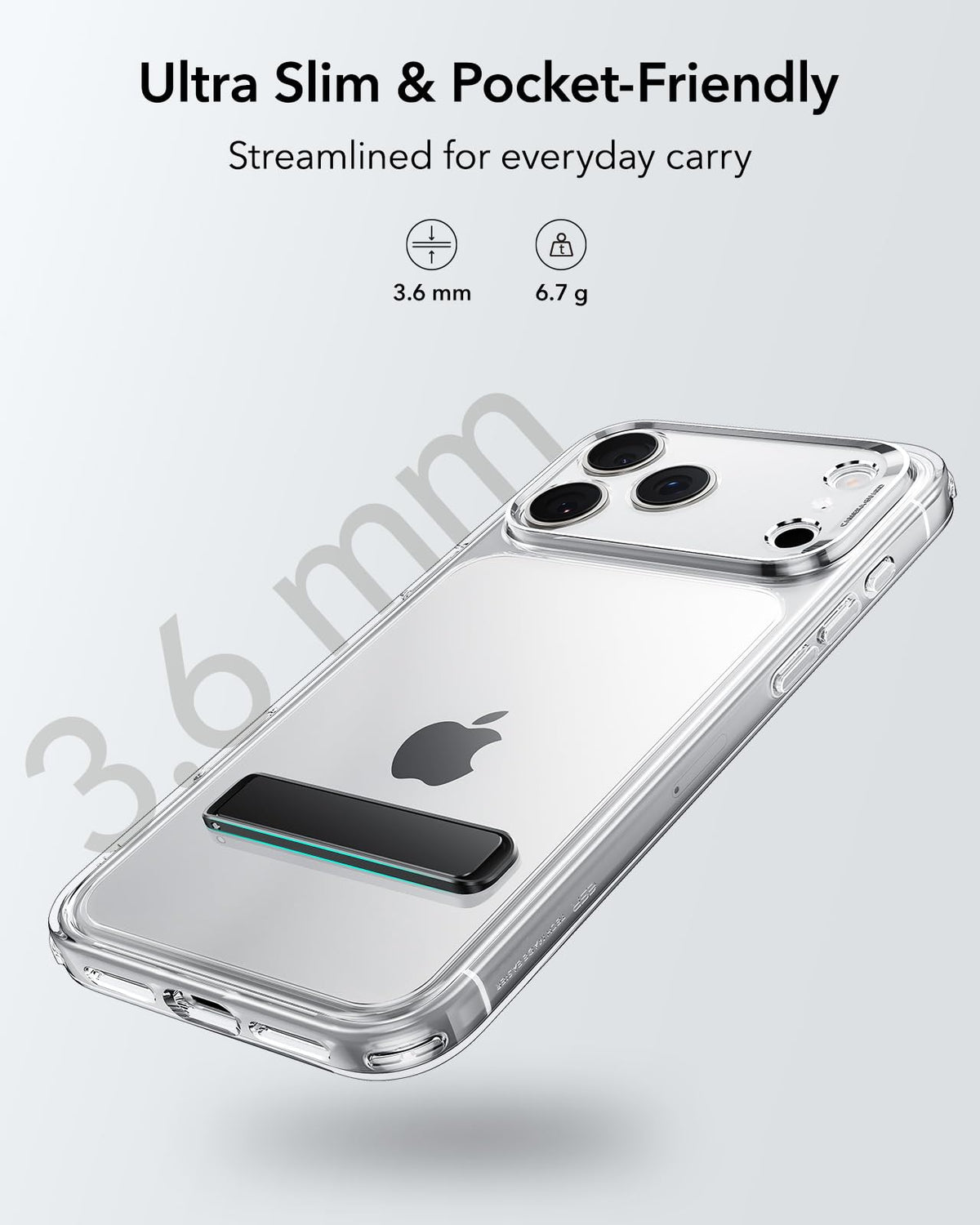 ESR Boost Phone Kickstand Compatible with iPhone 18 Pro/Pro max/Duo