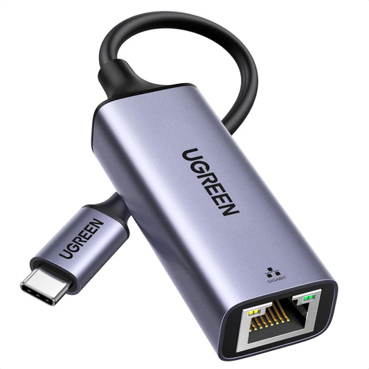 UGREEN USB C to Ethernet Adapter, Plug and Play 1Gbps Aluminum Adapter