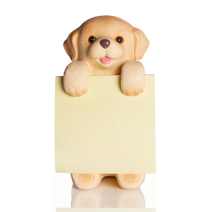 Dog Pop-Up Sticky Note Dispenser for 3x3 in Notes, Black & White