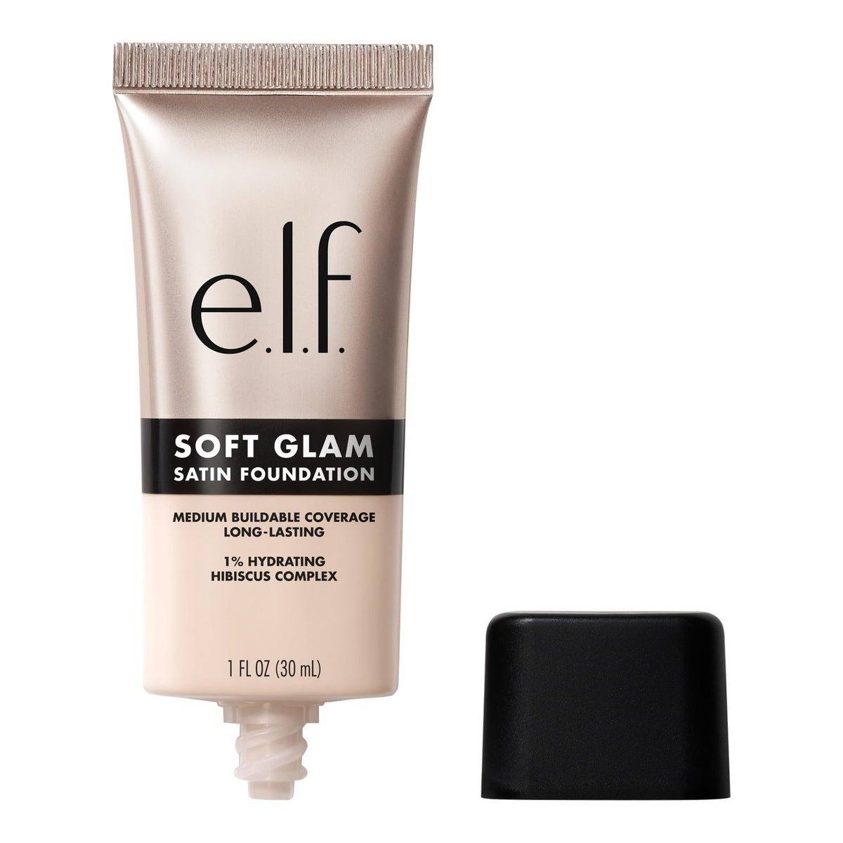 e.l.f. Soft Glam Satin Foundation, Medium Coverage, 43 Tan Cool