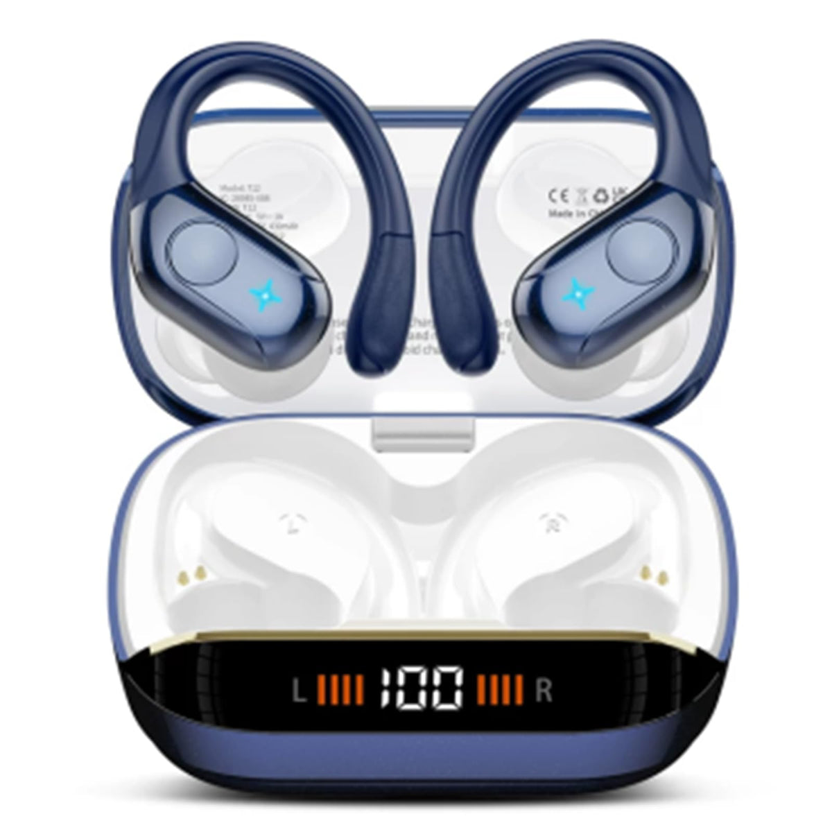 Wireless Earbuds Sports, 75Hrs Bluetooth 5.4 Headphones, Bass Hi-Fi Stereo
