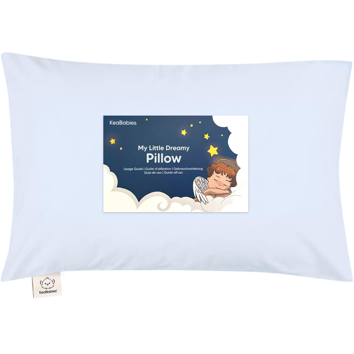 Toddler Pillow with Pillowcase 13x18 My Little Dreamy Pillow(Jolly Rainbow)