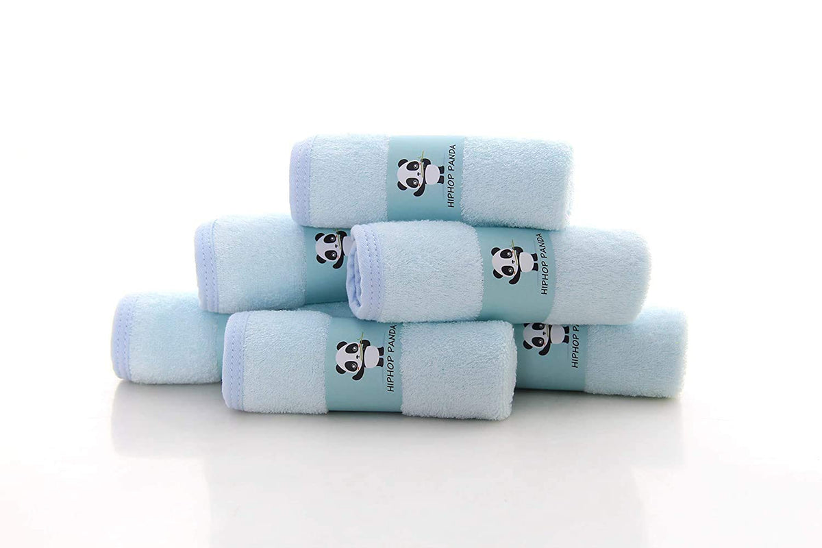 HIPHOP PANDA Soft Baby Washcloths, 2-Layer, 30 Pack Newborn Gift Set