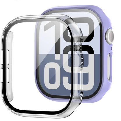 JZK Screen Protector Case for Apple Watch Series 11/10 42mm,Carbon Fibre
