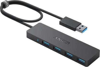Anker USB Hub, 4-in-1 USB Splitter, 4 USB-A Ports with 5Gbps Data Transfer