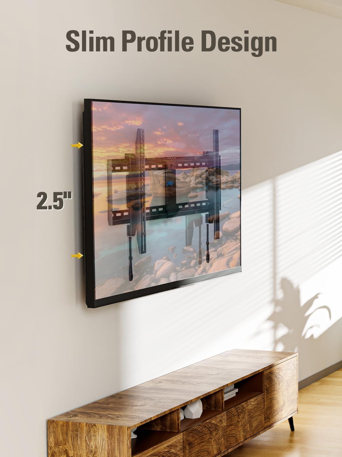 Mounting Dream TV Wall Mount for 42-86 Inch TVs, Tilting TV Mount Bracket