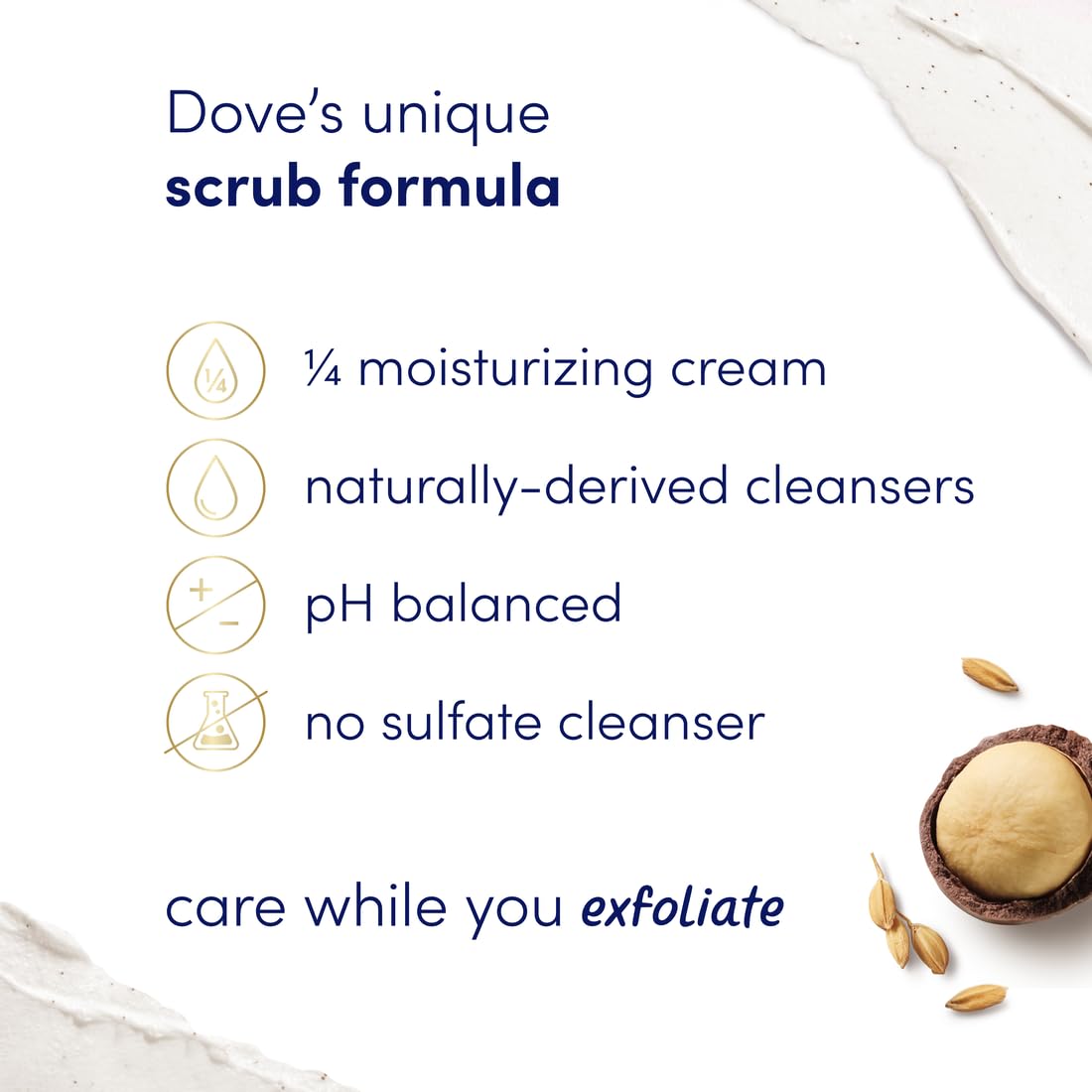 Dove Exfoliating Body Scrub, Brown Sugar & Coconut Butter, 15 oz