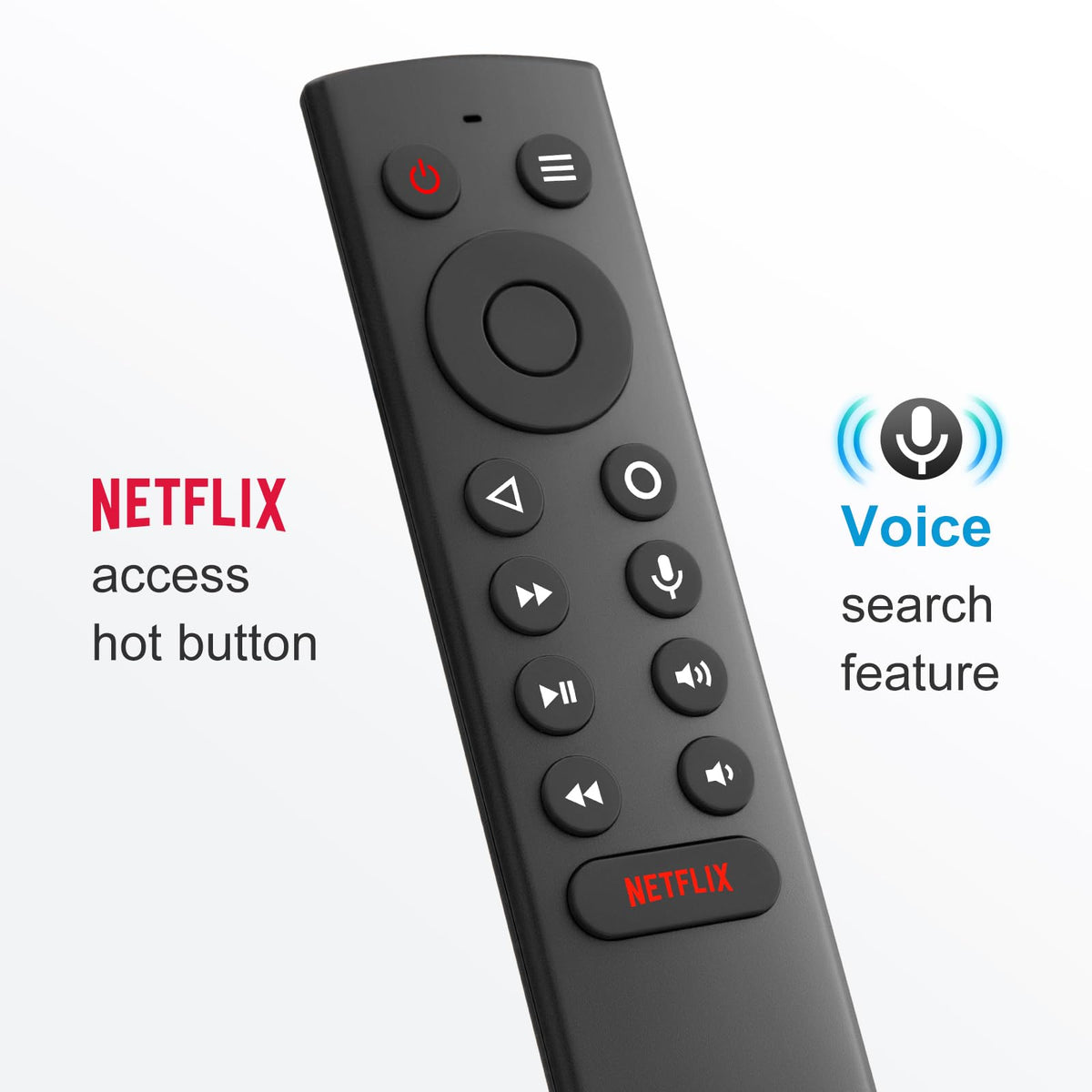 Replacement Remote Control for Hisense Smart Google TV，for Hisense UHD 4K ULED Google TVs