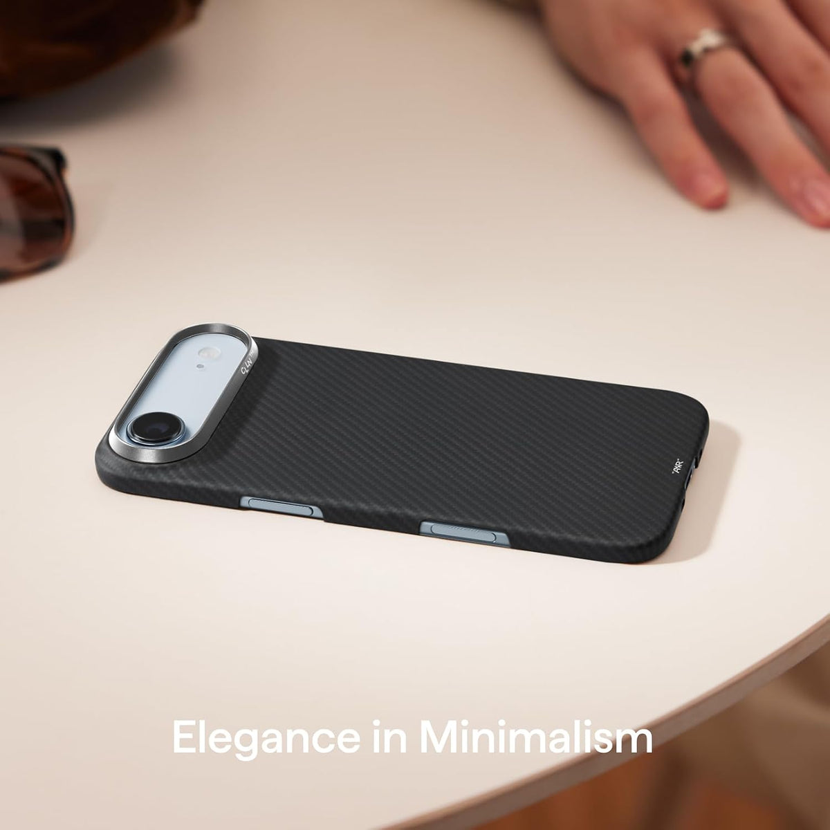 pitaka for iPhone 18 Pro Case 6.3" with Caseless Feeling, Abyss Blue