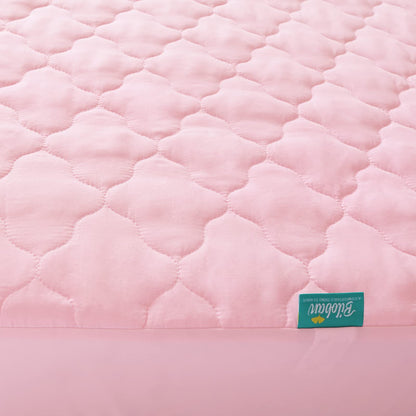 Crib Mattress Protector Sheets Fitted Waterproof Mattress Pad Cover 2 Pack
