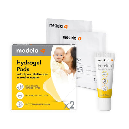 Medela Soothing Hydrogel Pads for Nipples, Reusable 24 Hours, Pack of 4
