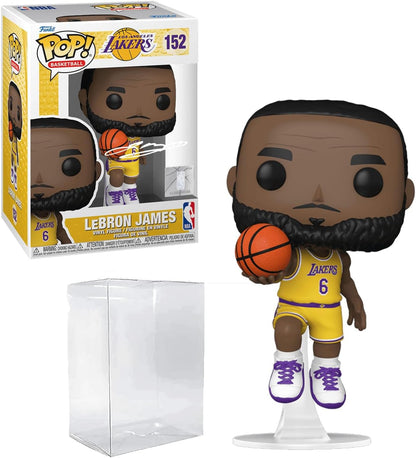 LeBron James #152 Funko POP! Collectible Figurine, Lakers, Facsimile Signed