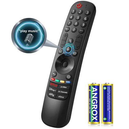 Replacement for Samsung TV Remote, for All 2018-2024 Samsung Remote Control for Smart TV with Voice Control. No Solarcell. 2-Year Warranty.