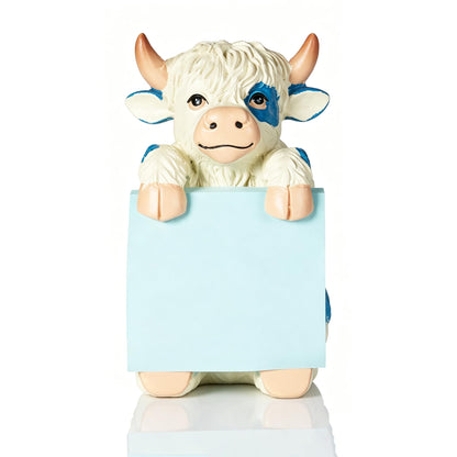 Dog Pop-Up Sticky Note Dispenser for 3x3 in Notes, Black & White