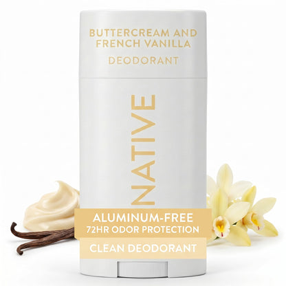 Native Aluminum-Free Deodorant for Women & Men, Coconut & Vanilla, 2.65oz