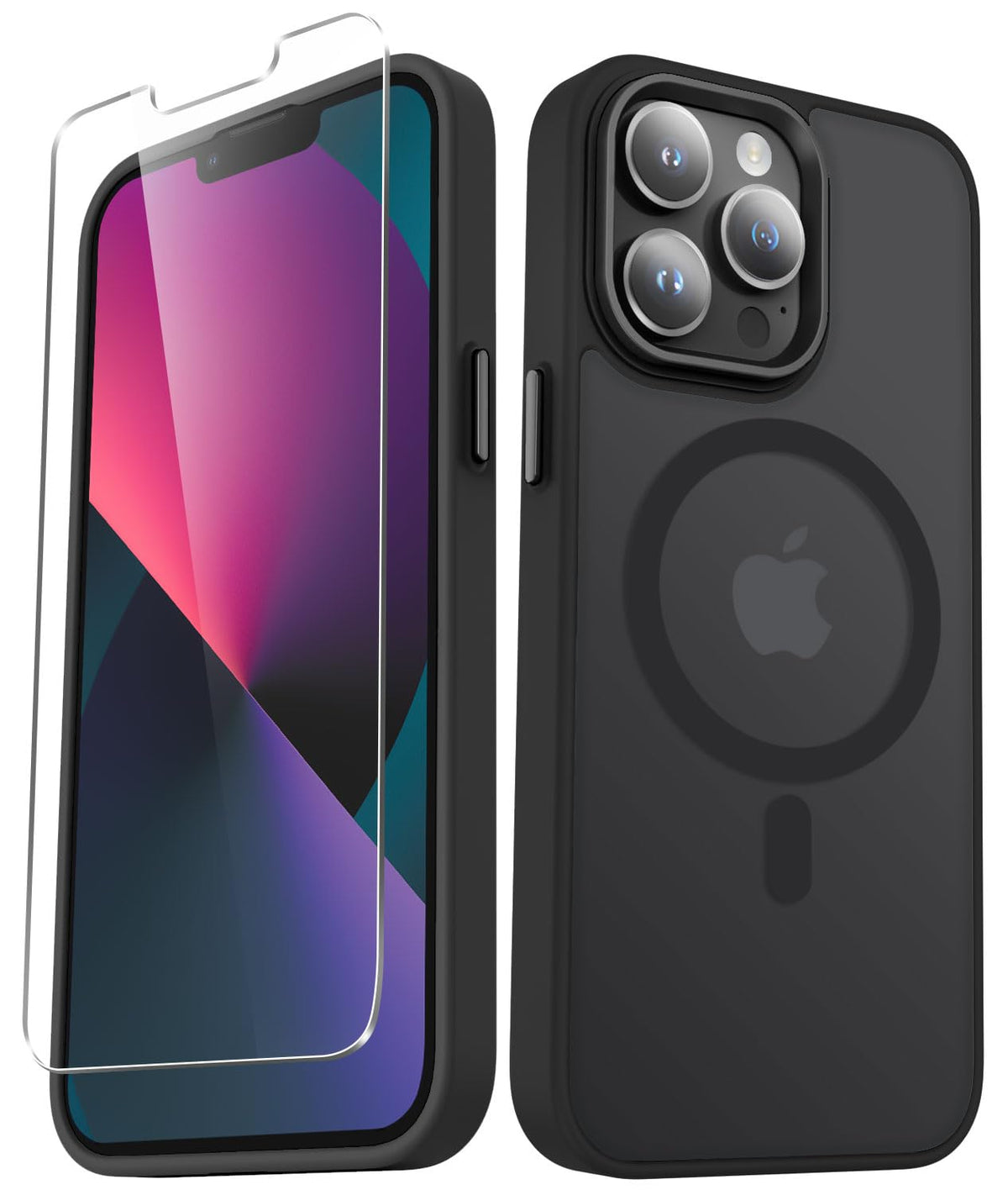 for iPhone 14 Plus Case, Matte Magnetic Phone Case, Lavender Purple