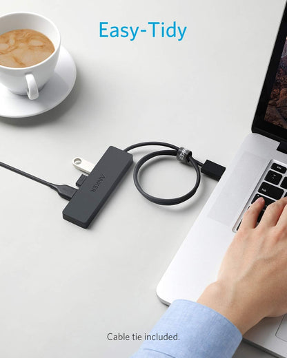 Anker USB Hub, 4-in-1 USB Splitter, 4 USB-A Ports with 5Gbps Data Transfer
