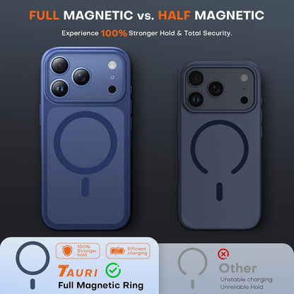 TAURI for iPhone 16 Pro Max Case, Compatible with MagSafe, Purple