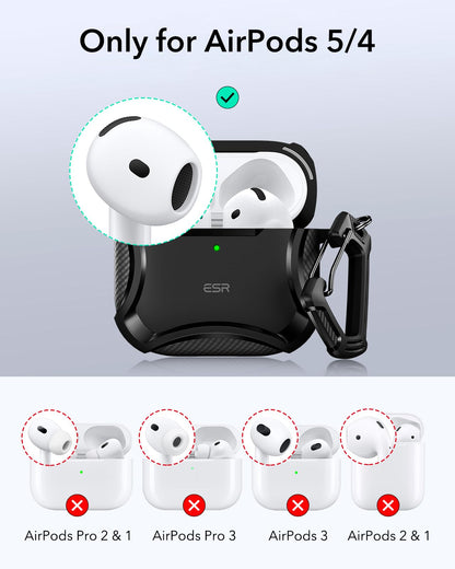 ESR for AirPods Pro 2 Case, Compatible with MagSafe, Cyber Series, Black