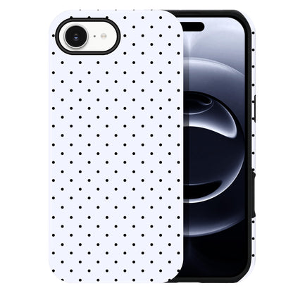 Polka Dot Pattern Phone Case for iPhone 17 6.3", White