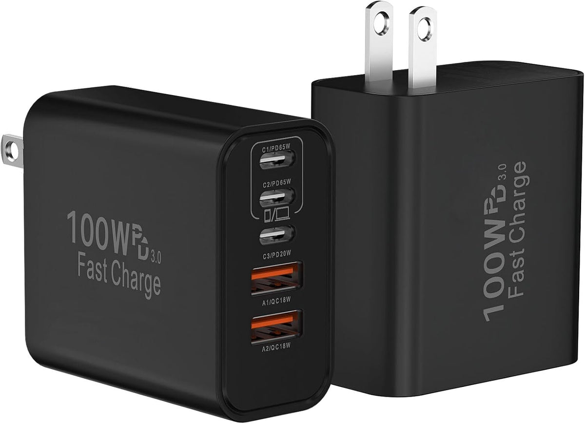 USB C Super Fast Charger Block, 100W USBC Charging Block Wall Plug Adapter