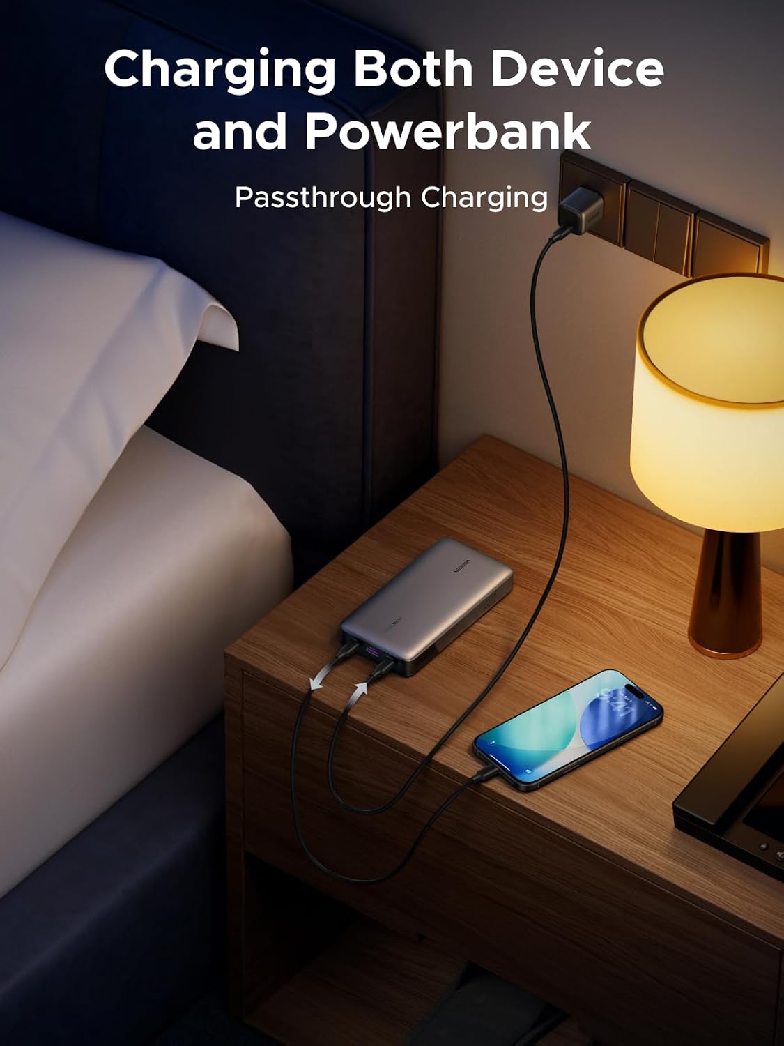 UGREEN Nexode 25000mAh 145W 3-Port USB-C Power Bank for iPhone 18 Pro Max