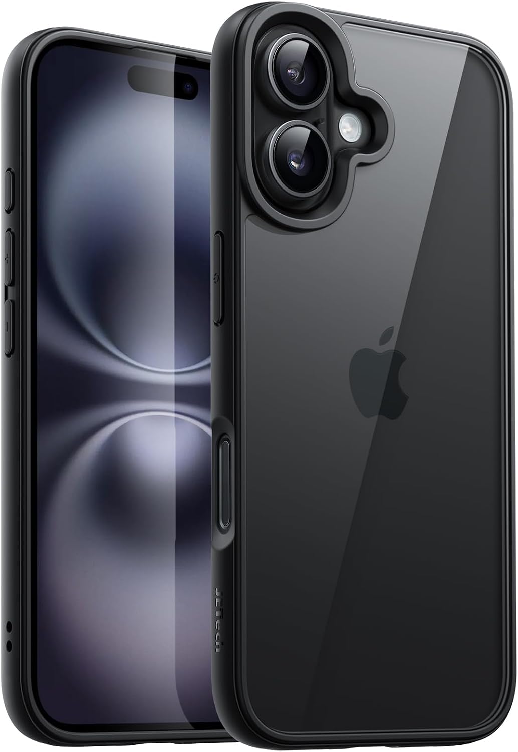 JETech Case for iPhone 16, Anti-Yellowing, Clear