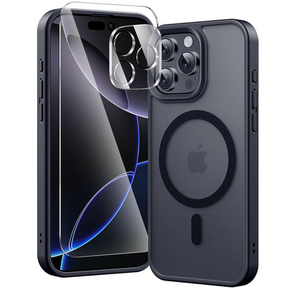 toushion 3 in 1 for iPhone 15 Plus Case Transparent