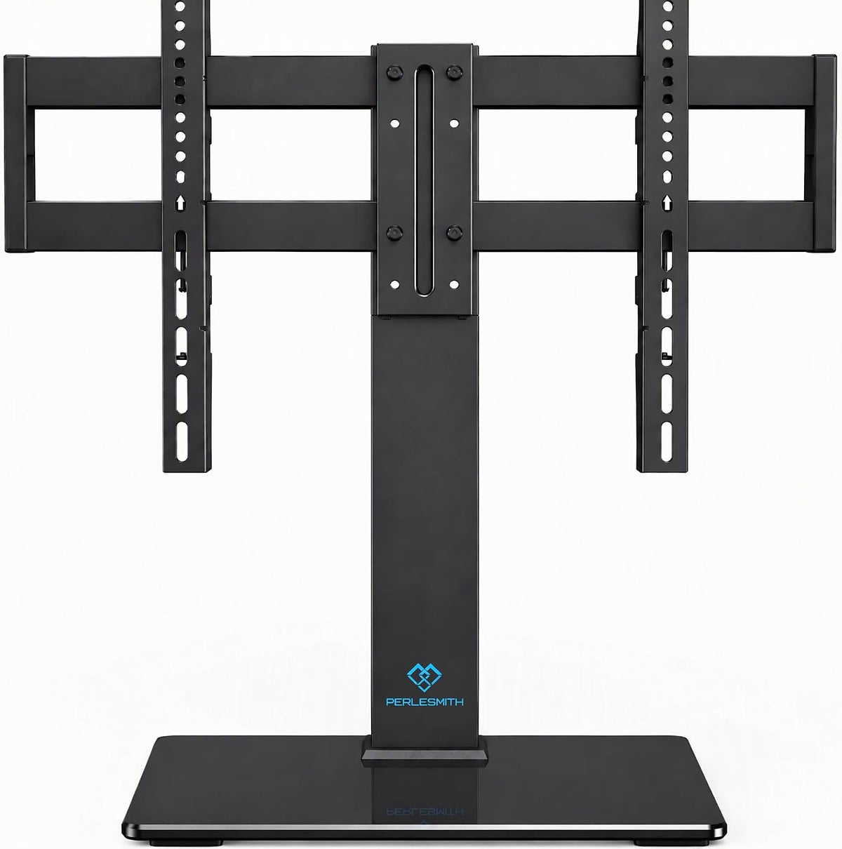 PERLESMITH Universal Swivel TV Stand for 32-75 inch TVs to 99lbs with Legs
