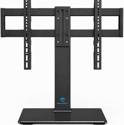 PERLESMITH Universal Swivel TV Stand for 32-75 inch TVs to 99lbs with Legs