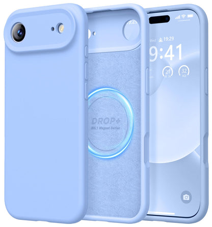 LOVE 3000 Designed for iPhone 16 Case, Premium Silicone with [Soft Anti-Scratch Microfiber Lining] Shockproof Protective Phone Case for Men Women Girls 6.1", Black