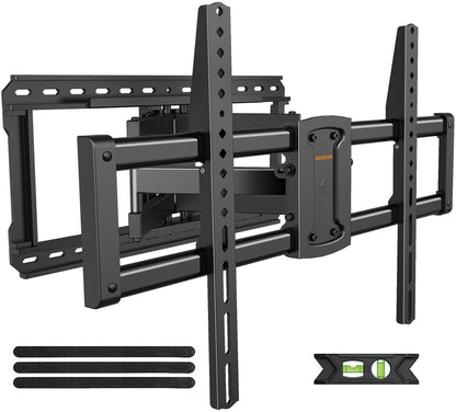 55 65 75 85 inch Tilting TV Wall Mount for 32-90 '' TVs, Low Profile TV Mount Bracket, Safe Lock & Quick Release,Max VESA 600x400mm, 24 inch Studs,132 lbs, Fit Most 55+ 75+ 85+ 86 TVs