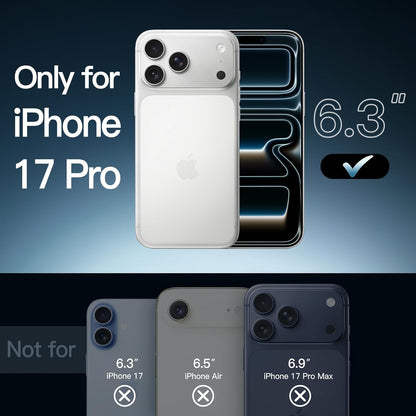 JETech Case for iPhone 17, Anti-Yellowing, Clear