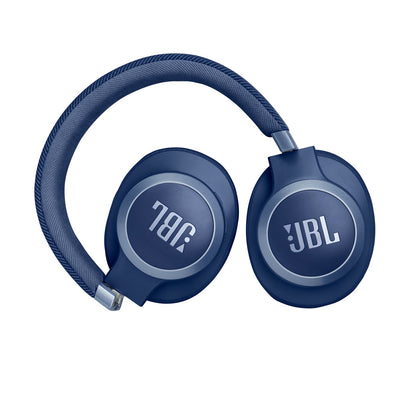 JBL Live 770NC - Wireless Over-Ear Headphones with True Adaptive Noise Cancelling with Smart Ambient, Up to 65 Hours of Battery Life, Comfort-fit Fabric Headband & Carrying Pouch (Black)
