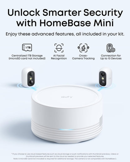 eufy Security Indoor/Outdoor Camera C35, Spotlight-Free Color Night Vision