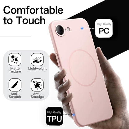 JETech Magnetic Slim Case for iPhone 18 Pro, Dark Cherry